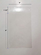 Load image into Gallery viewer, UNIQUEPACKING 500 Pcs 6x9 Clear Resealable Polypropylene Cello Cellophane Bags
