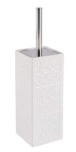 Load image into Gallery viewer, Wenko Cordoba White-Toilet Brush Holder, Closed Form, Ceramic, 9.5 x 35 x 9.5 cm
