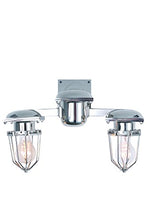 Load image into Gallery viewer, Elegant Lighting Kingston Collection 2-Light Wall Lamp, Chrome Finish
