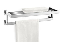 Load image into Gallery viewer, Zack 40024 Linea Wall Mount Towel Shelf with High Gloss, 5.91 by 24.21 by 9.06&quot;
