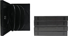 Load image into Gallery viewer, (5) Quad Black 29MM DVD Cases with M-Lock Hub
