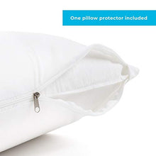 Load image into Gallery viewer, Linenspa Zippered Waterproof, Dust Mite, Bed Bug Proof, Hypoallergenic Queen Size Breathable Pillow Protector, 1-Pack, Encasement
