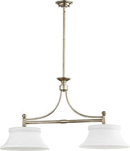 Load image into Gallery viewer, Quorum 6522-2-60 Transitional Two Light Island Pendant from Rossington Collection in Pewter, Nickel, Silver Finish, 36.00 inches
