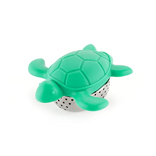 Turtle Tea Infuser Stainless Steel and Silicone Turtle shaped Loose Leaf Tea Infuser by TrueZoo