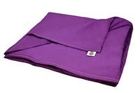 Sensory Goods - Adult Large Weighted Blanket - MADE IN AMERICA - 15lb Medium Pressure - Purple - 100% Organic Cotton non-removable Cover (72