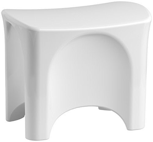 STERLING, a KOHLER Company 72186104-0 Freestanding Shower Seat, 17.38 x 13.13 x 21.38, White