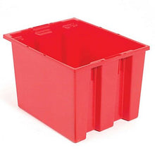 Load image into Gallery viewer, Stack And Nest Shipping Container No Lid 23-1/2x15-1/2x12, Red - Lot of 3
