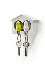 Load image into Gallery viewer, Duo Sparrow Keychain - 1 x White &amp; 1 x Green
