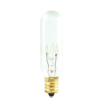 Load image into Gallery viewer, 24PK Bulbrite 707115 15T6 15-Watt Incandescent T6 Tube, Candelabra Base, Clear
