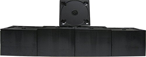 (100) Black Digipak Glue-in CD Trays for Cardboard CD Holders #CDIR70BK