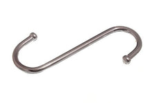 Load image into Gallery viewer, 100 X S Hook Utility Kitchen Rack Hook Ball End Chrome 4 Inch 100Mm
