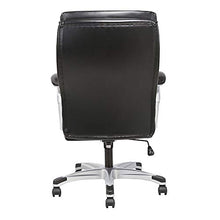 Load image into Gallery viewer, Sadie Executive Computer Chair- Fixed Arms for Office Desk, Black Leather (HVST315)

