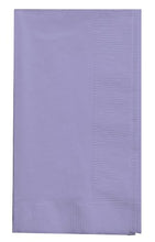 Load image into Gallery viewer, Creative Converting Touch of Color 2-Ply 50 Count Paper Dinner Napkins, Luscious Lavender
