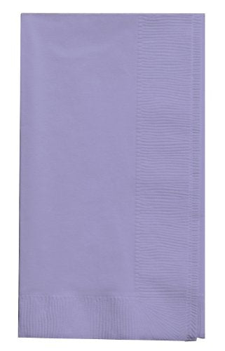 Creative Converting Touch of Color 2-Ply 50 Count Paper Dinner Napkins, Luscious Lavender