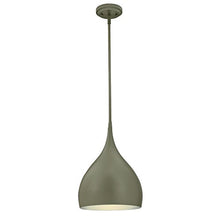 Load image into Gallery viewer, Westinghouse Lighting 6329300 One-Light Indoor Pendant, Matte Grey Finish with Silver Interior
