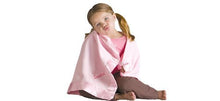 Load image into Gallery viewer, Fastasticdeal Persephone Girl Customized Microfleece Satin Trim Baby Embroidered Pink Blanket
