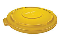 Rubbermaid Commercial FG263100YEL BRUTE Heavy-Duty Round Waste/Utility Container, 32-gallon Lid, Yellow