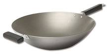 Load image into Gallery viewer, Joyce Chen 22-0060, Pro Chef Flat Bottom Wok Uncoated Carbon Steel, 14-inch
