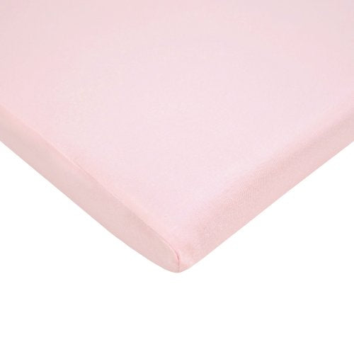 American Baby Company 100% Natural Cotton Value Jersey Knit  Fitted Bassinet Sheet, Pink, Soft Breathable, for Girls