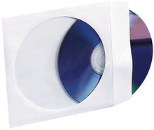 Load image into Gallery viewer, Compucessory 26501 CD/DVD Window Envelopes 5-Inch x5-Inch 250/BX White
