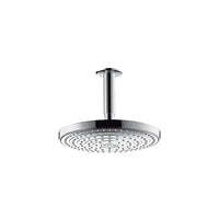 hansgrohe Raindance Select S 10-inch Showerhead Premium Modern 2-Spray RainAir, Rain Air Infusion with Airpower with QuickClean in Brushed Nickel, 26469821