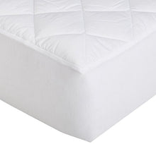 Load image into Gallery viewer, Amazon Basics Hypoallergenic Quilted Mattress Topper Pad Cover - 18 Inch Deep, King
