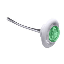 Load image into Gallery viewer, Innovative Lighting LED Clear Lens Bulkhead Shortie Light with White Grommet, Green
