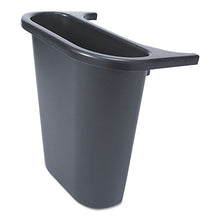 Load image into Gallery viewer, RCP295073BLA Saddle Basket Recycling Bin, Rectangular, Black, 7 1/4quot;W x 10 3/5quot;D x 11 1/2quot;H
