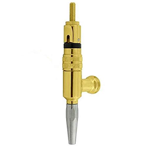 Bev Rite Brass Stout/Nitro Faucet-Polished