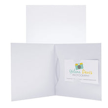 Load image into Gallery viewer, Neil Enterprises Paper CD or DVD and Business Card Holder Sleeve - 100 Pack (White)
