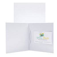 Neil Enterprises Paper CD or DVD and Business Card Holder Sleeve - 100 Pack (White)
