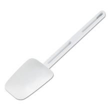 Load image into Gallery viewer, Rubbermaid Commercial Spoon-Shaped Spatula, 13 1/2 in, White - Includes one each.
