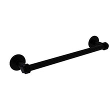 Load image into Gallery viewer, Allied Brass 2051D/36-BKM Continental Collection 36 Inch Dotted Detail Towel Bar, 36-Inch, Matte Black
