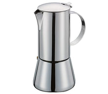 Load image into Gallery viewer, Cilio Aida Stainless Steel Stovetop Espresso Maker, Polished Stainless, 10 Cup
