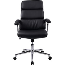Load image into Gallery viewer, Lorell Leather High-Back Executive Chair, Black
