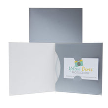 Load image into Gallery viewer, Neil Enterprises Paper CD or DVD and Business Card Holder Sleeve - 100 Pack (Silver)
