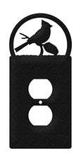 Load image into Gallery viewer, SWEN Products Cardinal Wall Plate Cover (Single Outlet, Black)
