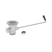Load image into Gallery viewer, T&amp;S Brass B-3942-XL Waste Drain Valve, Long Twist Handle, 3&quot; x 2&quot;
