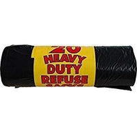 Bin Bag Rolls - Heavy Duty 50ltr, Pack of 20