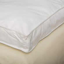 Load image into Gallery viewer, Grandeur Collection 233 Thread Count Cotton Fiber Bed by Solid White Cal King
