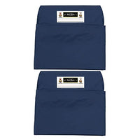 Seat Sack Small, 12 inch, Chair Pocket, Blue, Pack of 2