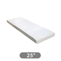 Milliard Tri Folding Mattress with Washable Cover Space Saver Single Size (75 inches x 25 inches x 4 inches)