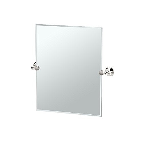 Gatco 4589SM Laurel Ave. Small Rectangle Mirror, Polished Nickel