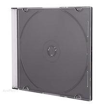 Load image into Gallery viewer, AcePlus 100 Slim Black CD Jewel Cases 5.2mm with Free Bonus Gift 10-pk CD-R 80 mins Discs
