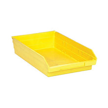 Load image into Gallery viewer, Quantum QSB110YL Yellow Economy Shelf Bin, 17-7/8&quot; x 11-1/8&quot; x 4&quot; Size (Pack of 8)
