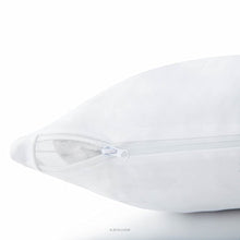 Load image into Gallery viewer, LUCID Zippered Encasement Pillow Protector - Waterproof, Allergen Proof, Bed Bug Proof Protection - 15 Year Warranty - Vinyl Free - Standard Size - Set of 2
