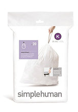Load image into Gallery viewer, simplehuman Code K 35-45L, White, 20 ct
