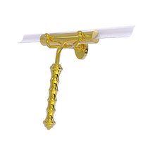 Load image into Gallery viewer, Allied Brass SQ-10-PB Shower Wavy Handle Squeegee, Polished Brass
