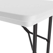 Load image into Gallery viewer, Correll R2448 23 R Series, Blow Molded Plastic Commercial Duty Folding Table, Rectangular, 24&quot; x 48&quot;, Gray Granite, Custom Built to Order in The USA
