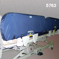 Load image into Gallery viewer, Posey Seizure Side Rail Pads - Fits Stryker GO Bed II with Rectangular Side Rails- 1 Set
